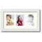 ArtToFrames Collage Photo Picture Frame with 3 - 3.5x5 inch Openings, Framed in White with Over 62 Mat Color Options and Regular Glass (CSM-3966-29)
